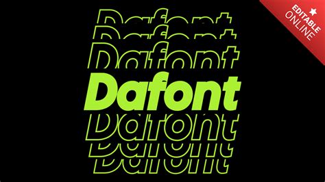 dafont text generator.